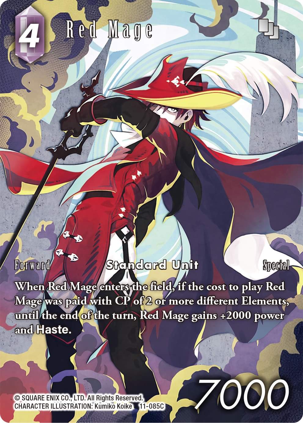11-085C – Red Mage – Full Art Foil