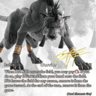 14-019R - Red XIII - Full Art Foil, Noir Promo