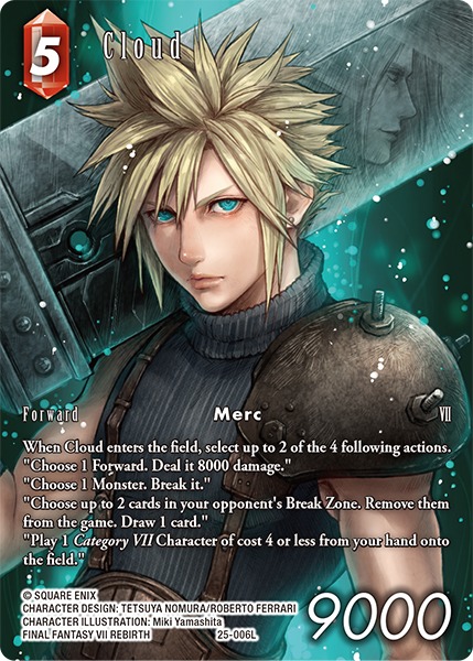 25-006L – Cloud – Full Art Foil